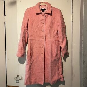 Arden B Pink Teddy Button-Front Coat